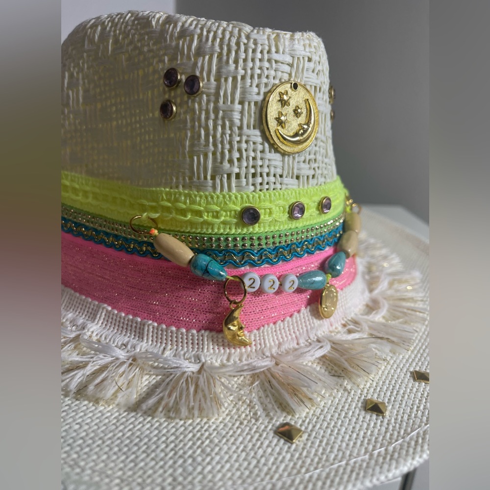 Brand new Hand Made Paper Hat - Picture 3 of 12